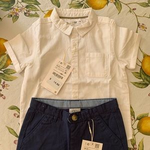 NWT Zara baby boys outfit